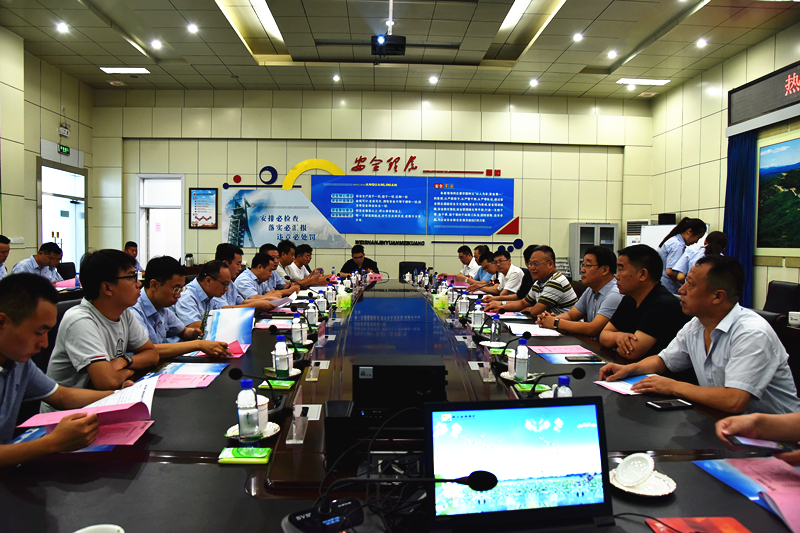 山西陆合集团到我矿交流