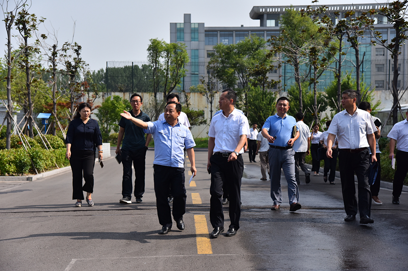 三河口煤矿观摩团到我矿对标学习