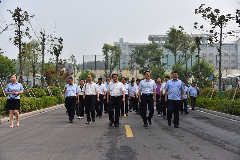 枣矿徐若友一行到我矿交流