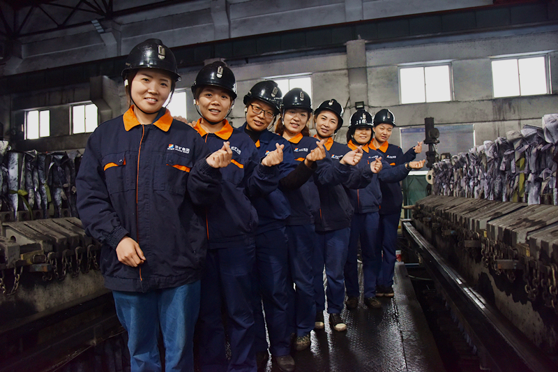 主洗车间的“木兰花”